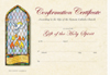 Confirmation Certificate Confirmation Certificate