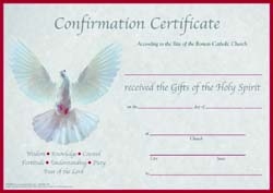 Confirmation Certificate