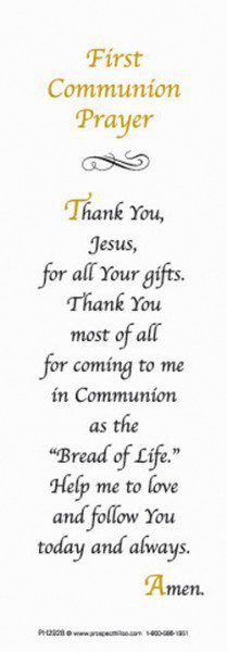 Communion Bookmarks