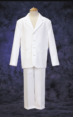Boys White Communion Suit