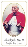 blessed john paul II prayer card