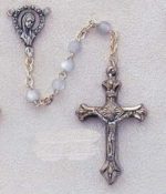 BLUE PEARL BEAD ROSARY