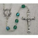 Emerald Birthstone Rosary