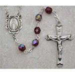 Garnet Birthstone Rosary