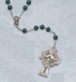 IRISH GLASS BEAD ROSARY