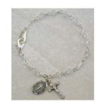 CRYSTAL ROSARY BRACELET