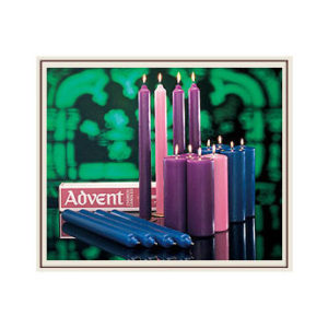Altar Advent Candle Set of four   1 ½” x 12”  $59.00 Available in all sizes