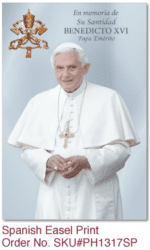 Benedict Easel Print - Spanish