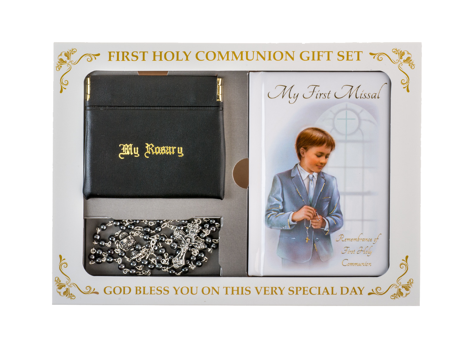 Boy's First Communion Gift Set