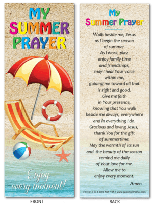 My Summer Prayer Bookmark (100 Count)