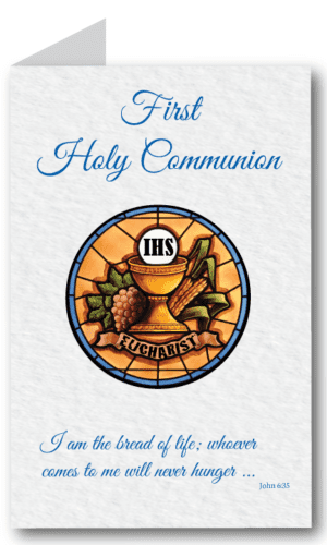 First Communion Program Cover