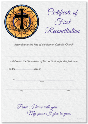 Reconciliation Certificate