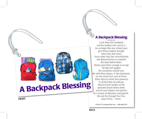 Backpack Blessings Prospect Hill Co.