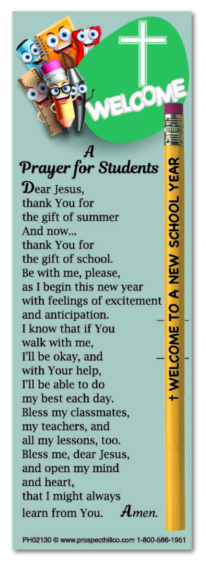Religious Goods Brockton MA Prospect Hill Back to School Bookmark