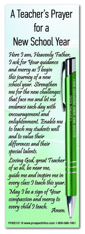 A Teacher's Prayer 2021
