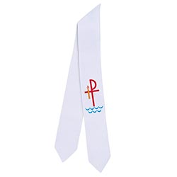Religious Goods Brockton Prospect Hill Co Chi Rho Baptismal Stole J5986