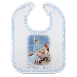 Religious Goods Brockton Prospect Hill On Your Baby Baptism Bib Boy J0898