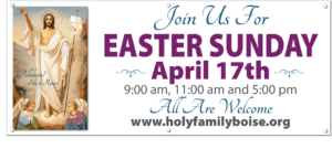 Religious Goods Brockton MA Easter Banner 2022